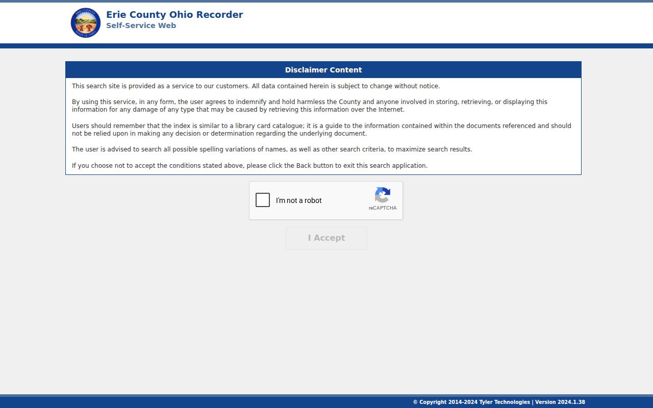 Sandusky residents directory Erie County recorded document search