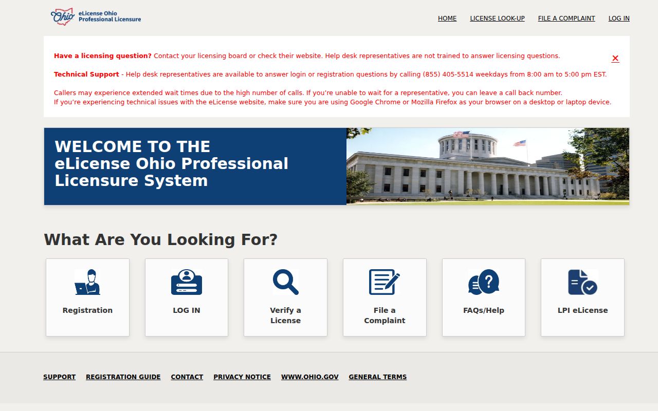 Sandusky residents directory Ohio professional license lookup